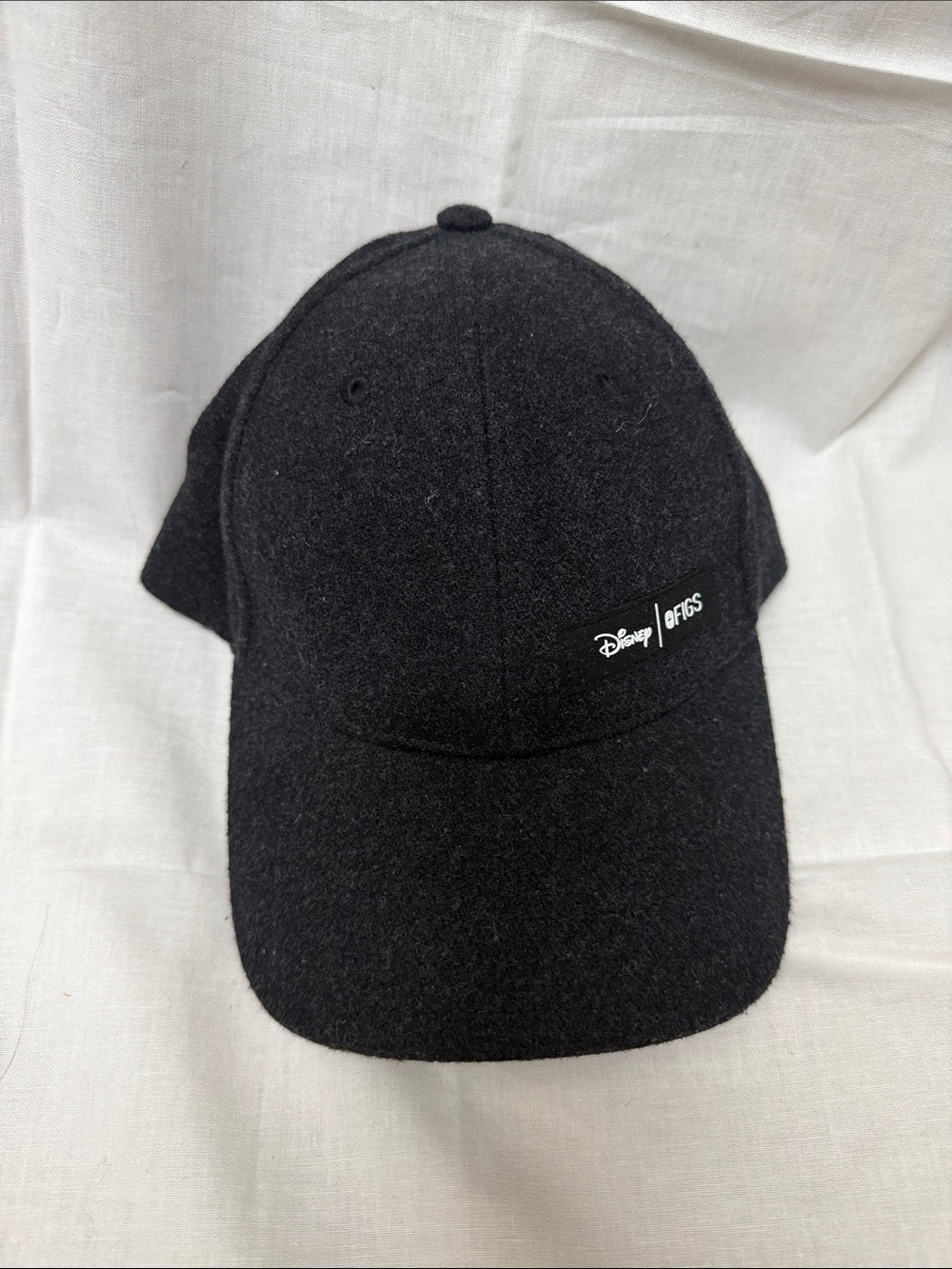 Figs X Disney Black Wool Baseball Cap